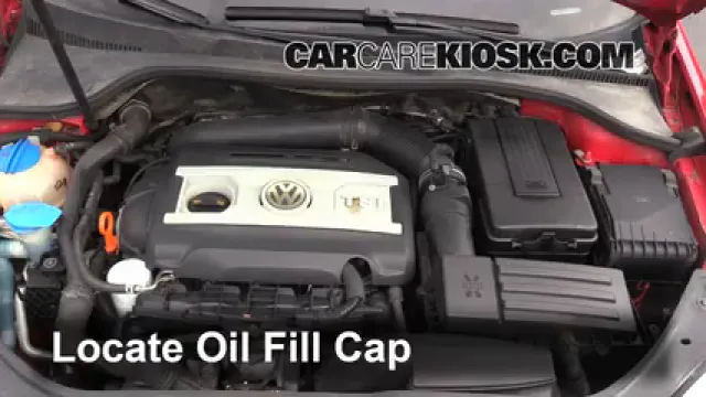 2009 Volkswagen Jetta Wolfsburg Edition 2.0L 4 Cyl. Turbo Aceite Agregar aceite